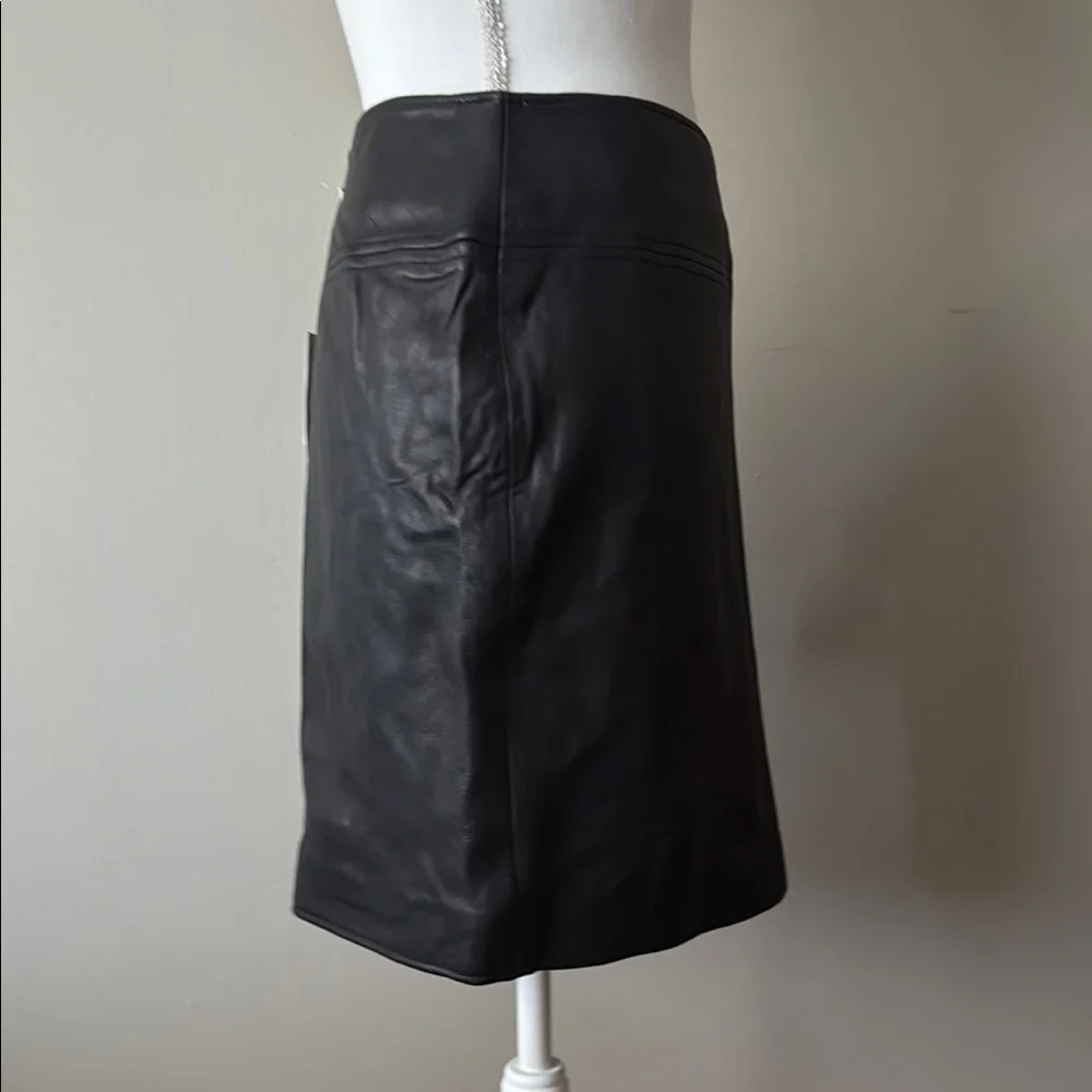 NWT/VINTAGE Paradox 100% Leather Mini Skirt SZ 4